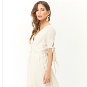 Forever 21 Woven Button-Front Maxi Dress